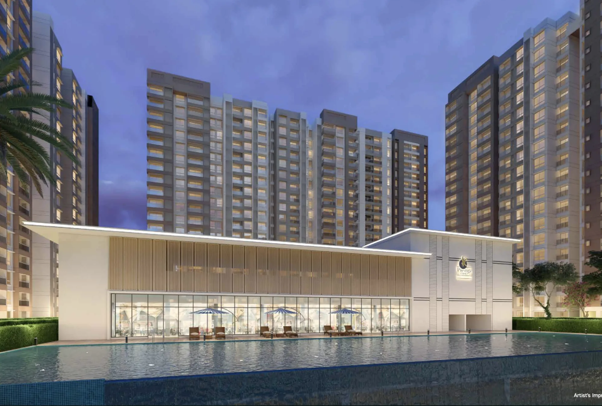 Evergreen at Prestige Raintree Park clubhouse