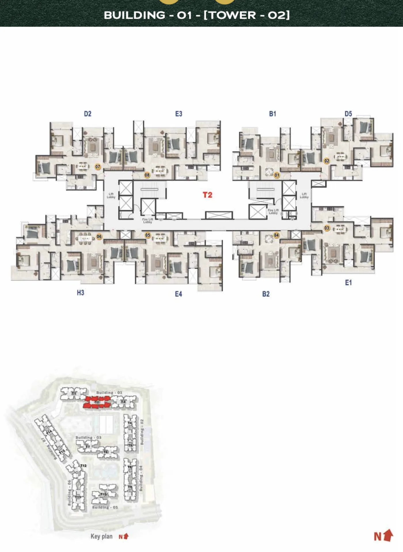 Tower 02 Floor Plate Floor Plan
