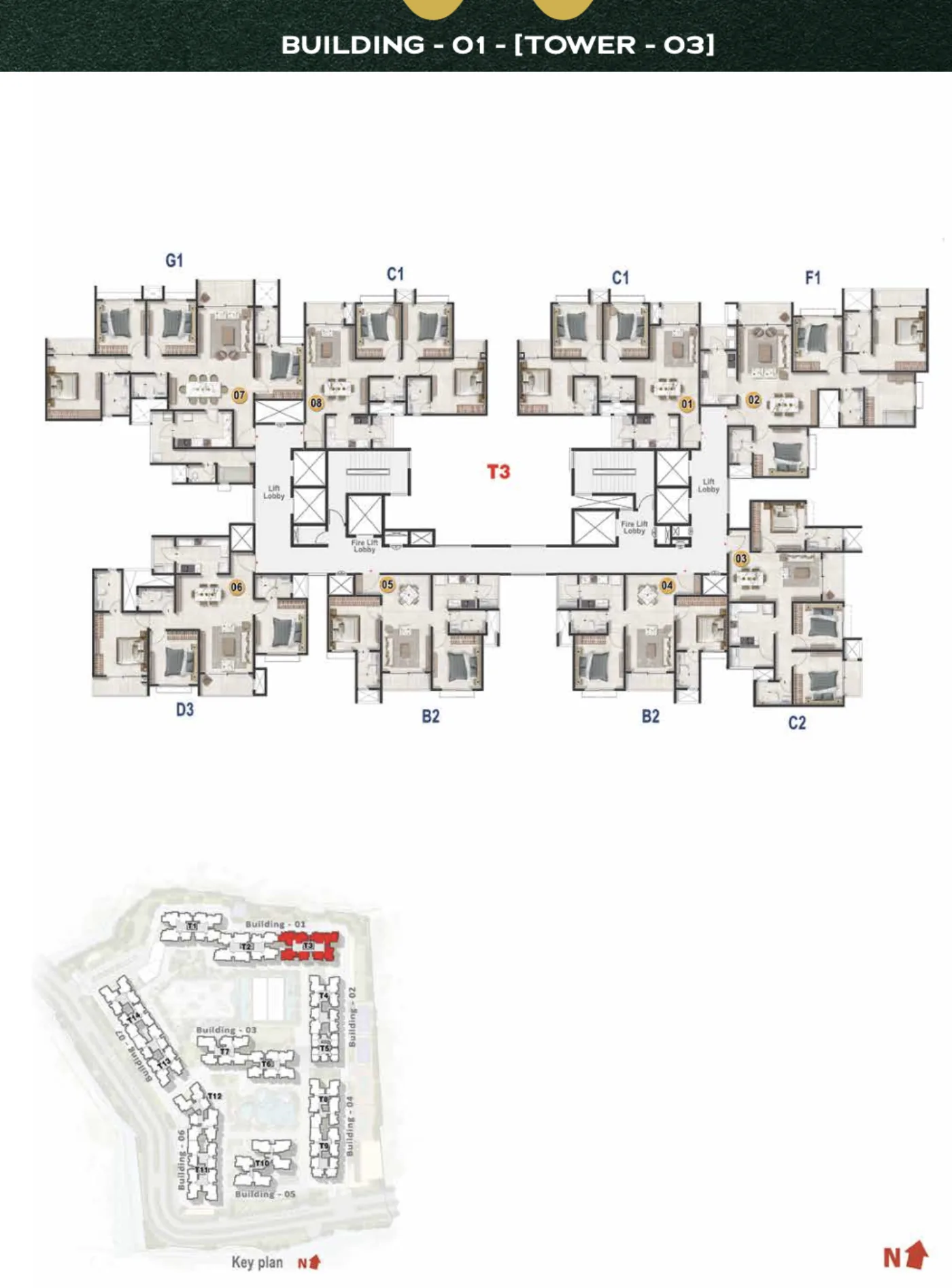 Tower 03 Floor Plate Floor Plan