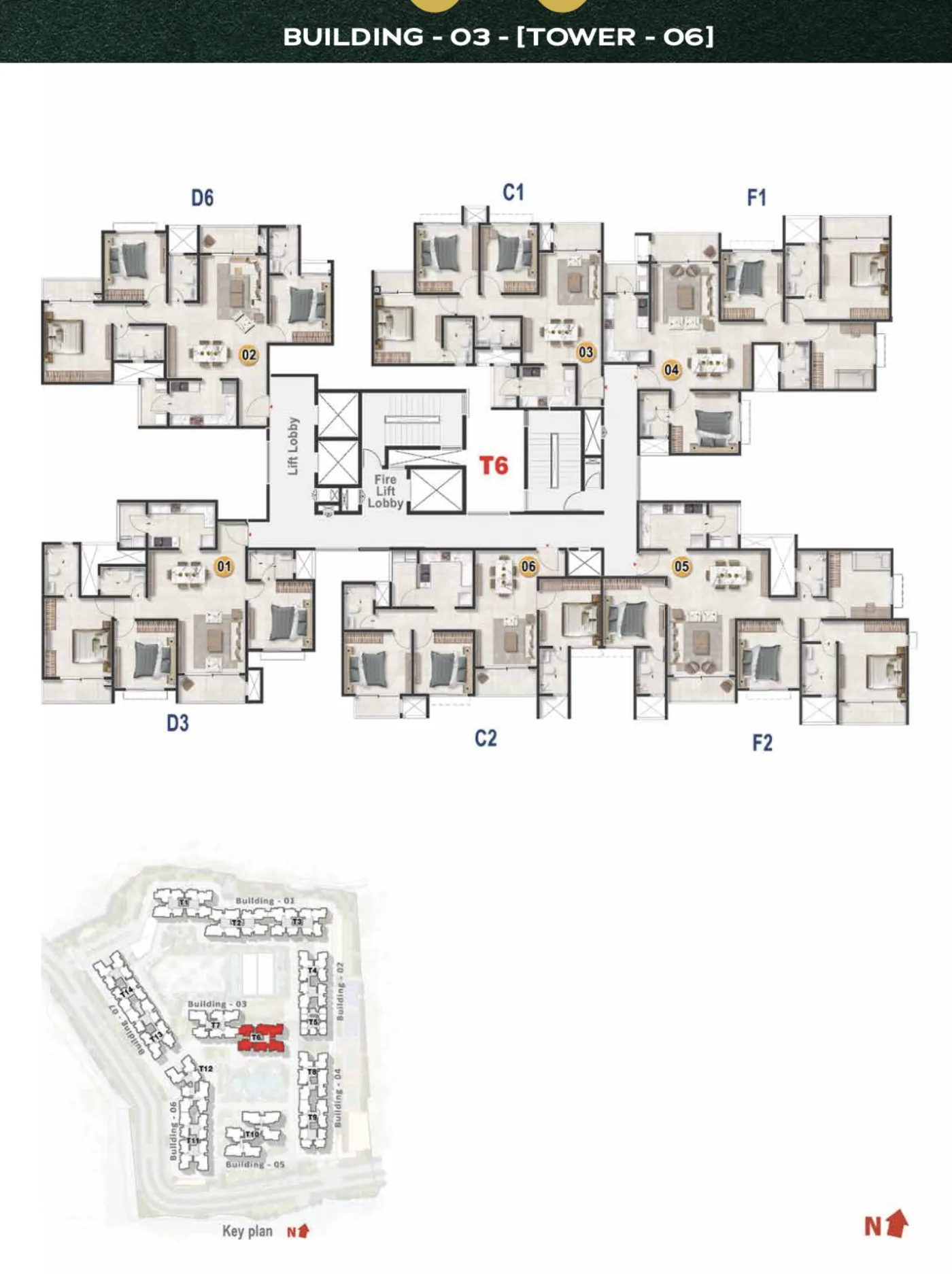 Tower 06 Floor Plate Floor Plan