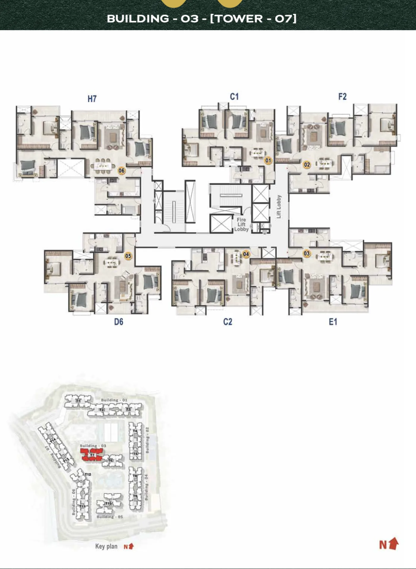Tower 07 Floor Plate Floor Plan