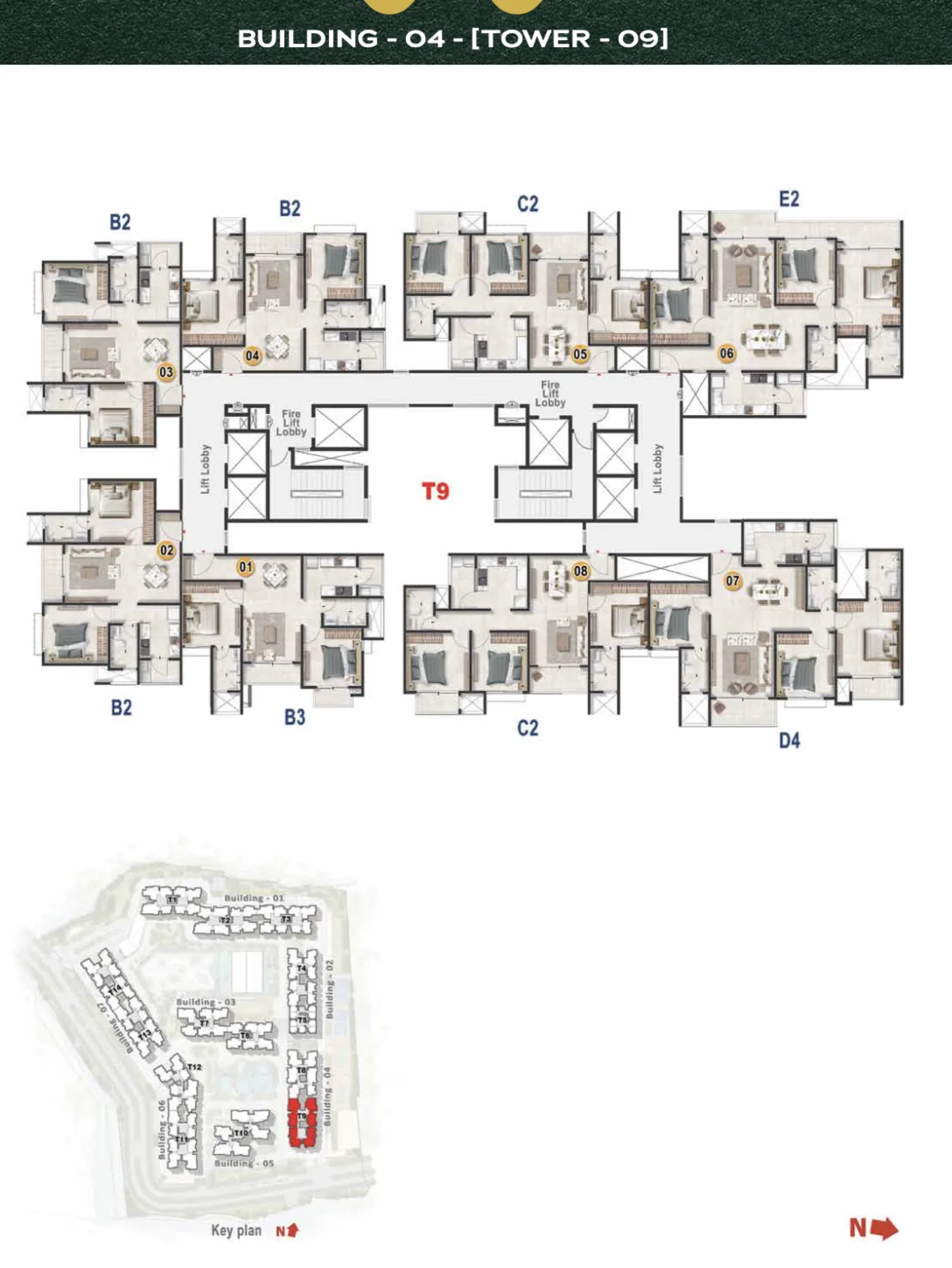 Tower 09 Floor Plate Floor Plan